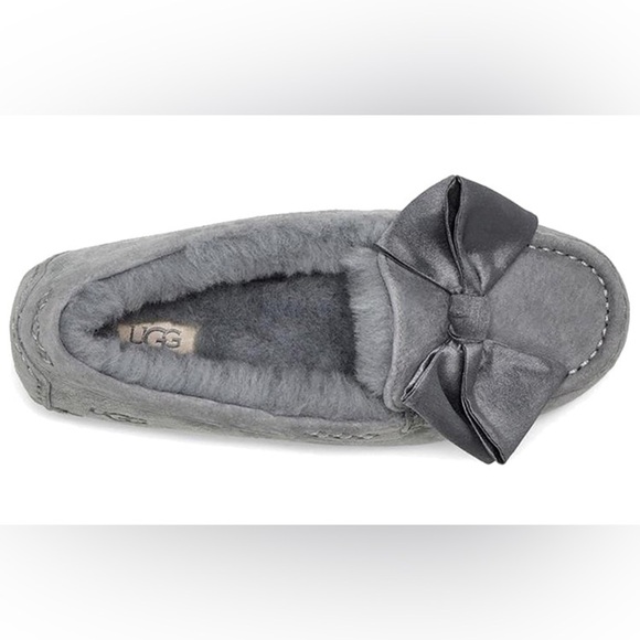 UGG Clara Glam Bow Slip on Grey - Picture 4 of 12